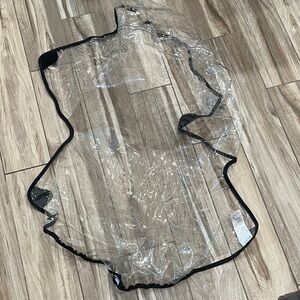 Bugaboo Clear stroller Rain cover with Black Trim